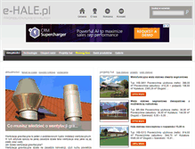 Tablet Screenshot of e-hale.pl